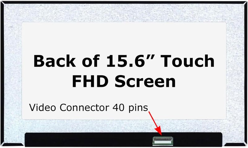 SCREENARAMA New Screen Replacement for Dell Latitude 15 5540 P127F P127F001 (FHD 40pin Touch IPS) LCD LED Display with Tools and Tape - Image 2
